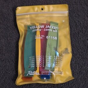 Yellow Jacket 61158 FinFix HVAC Fin Comb Set 6 Piece Multi Color 8-20 FPI USA